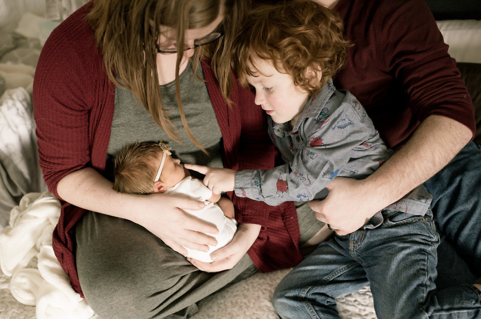 Calvert County Lifestyle Newborn Photographer | Baby Charlotte {7 days old}
